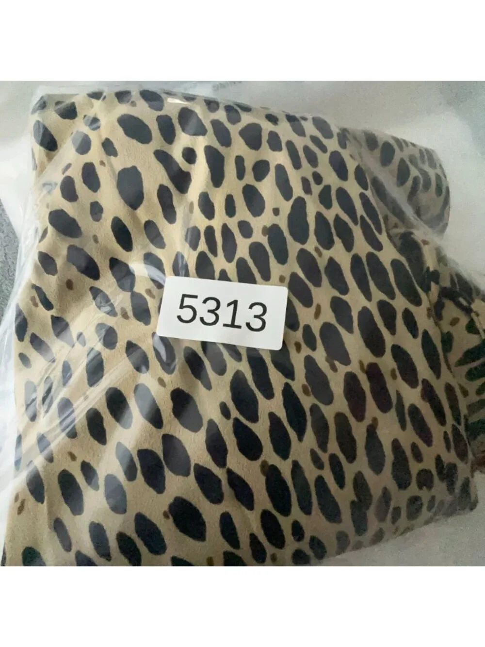 J. Crew Dress Size 4 Shift Leopard Print Beige/Black 3/4 Sleeve Patch Pockets